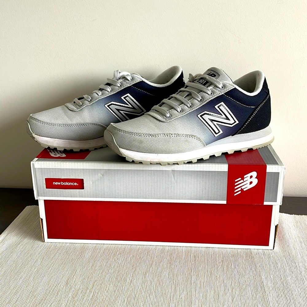 New Balance Navy Grey Sneakers size 8